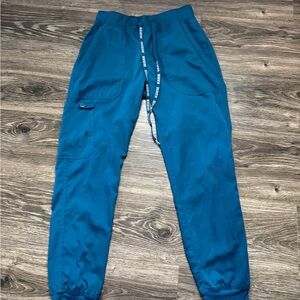 Women’s MedCouture Blue Jogger Scrub Pants